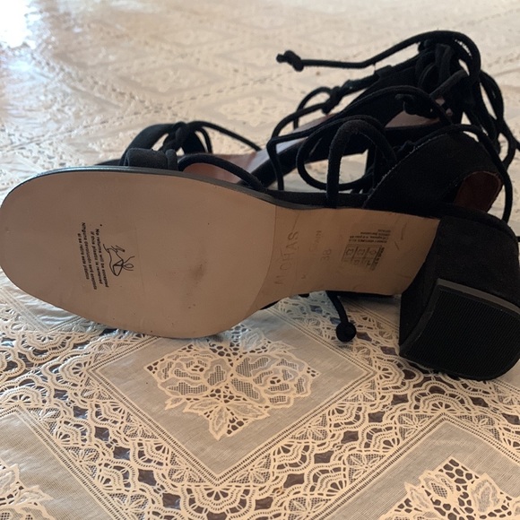 Brand NEW ALOHAS strappy sandal. The size is 38 and they are a black suede. - Picture 4 of 4